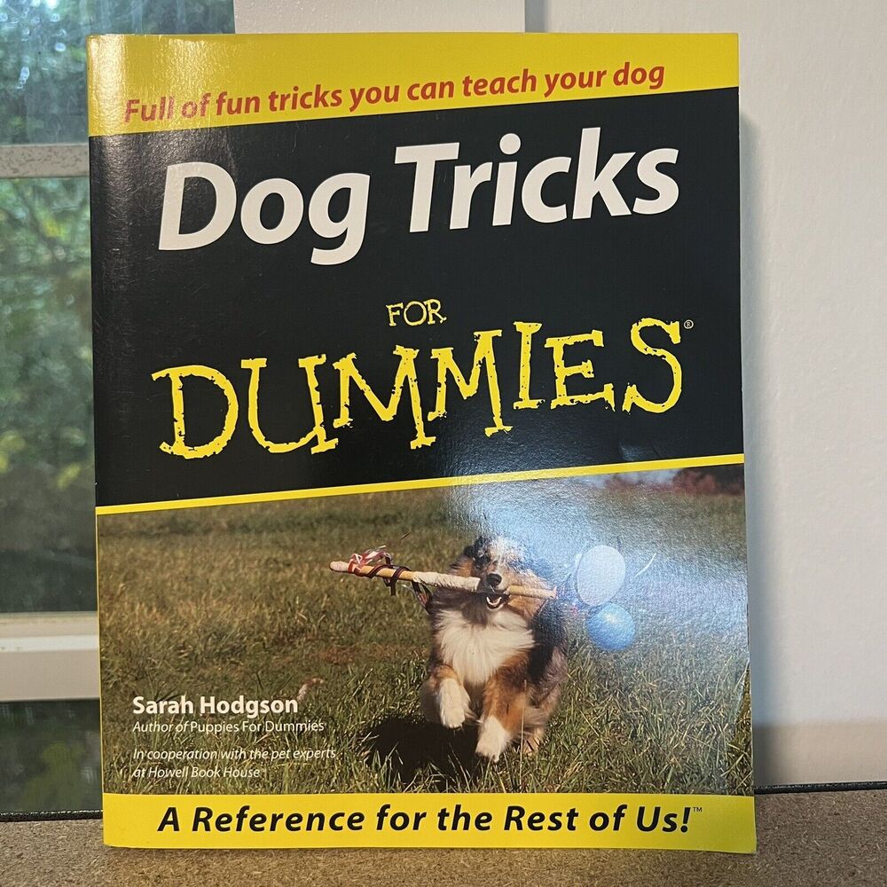 Dog Tricks for Dummies® by Sarah Hodgson (2000, Trade Paperback)